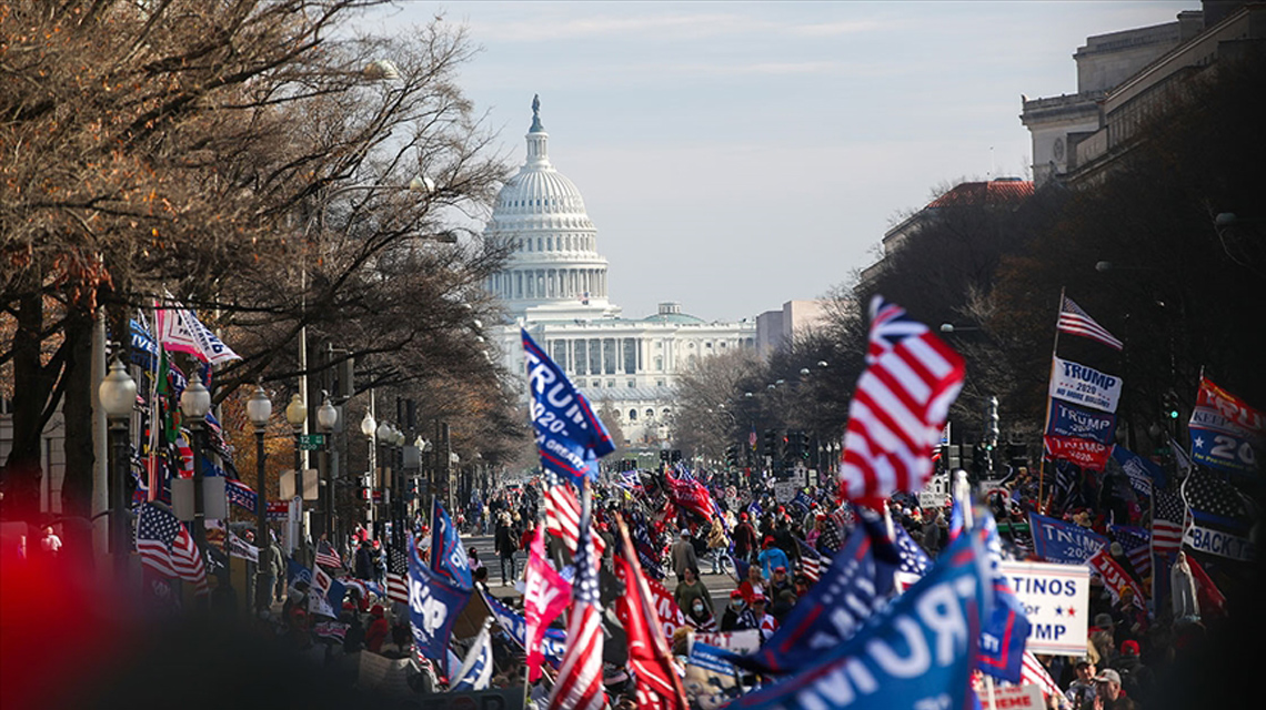 Trump destekçileri seçim protestoları için başkent Washington'da toplandı