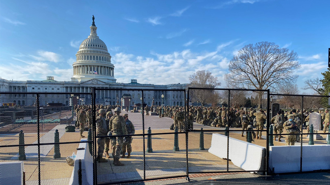 Başkanlık Yemin Töreni öncesi Washington'da yoğun güvenlik 