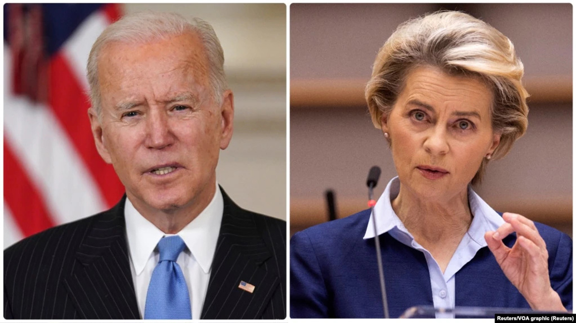 Biden ve von der Leyen görüşmesi