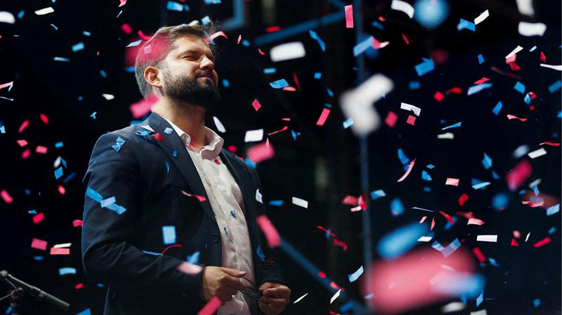 Şili'de yeni devlet başkanı sosyalist aday Gabriel Boric 
