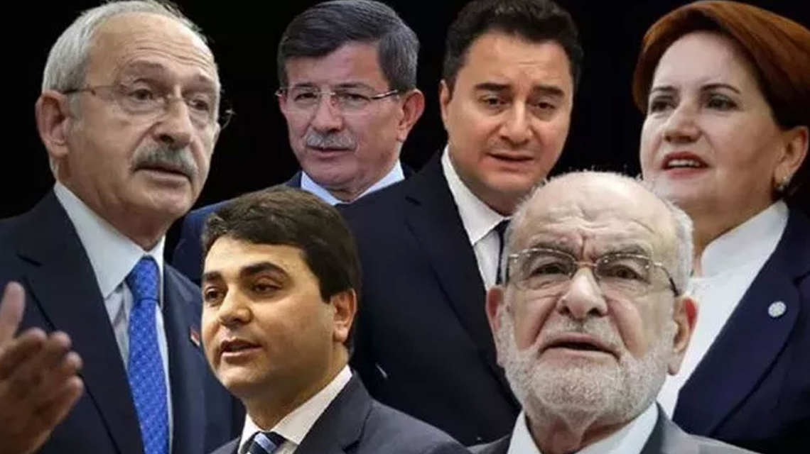 Muhalefetten 6'lı zirve